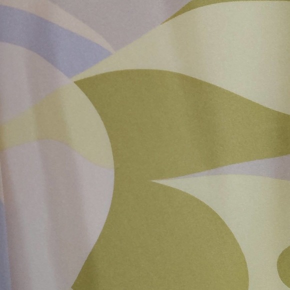 Mila Schon Silk Lined Open Blazer Womens Size 6 / 40 Yellow Green Jacket Italy - Picture 4 of 9